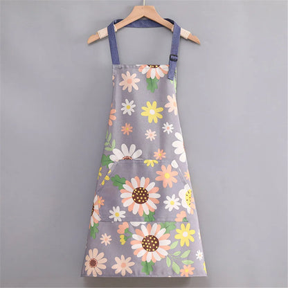 BlossomGuard Apron – Floral Shield for Everyday Chefs