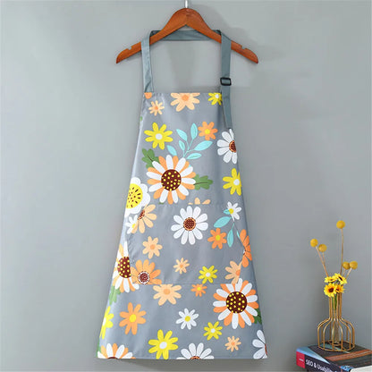 BlossomGuard Apron – Floral Shield for Everyday Chefs