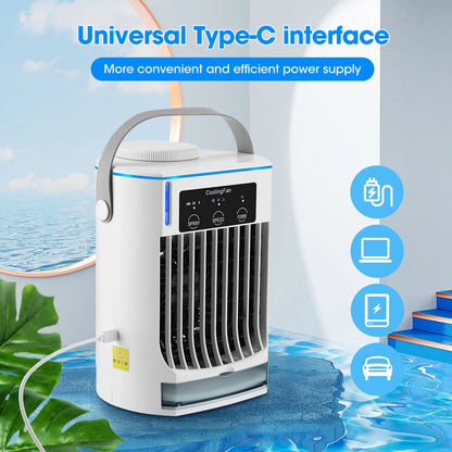 GlowBreeze™ — Mini Mist Cooling Fan