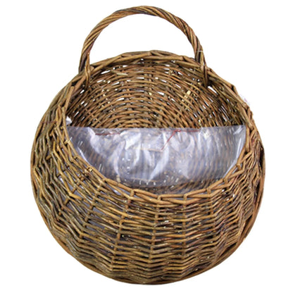 "BloomNest™ – Handwoven Hanging Flower Basket"