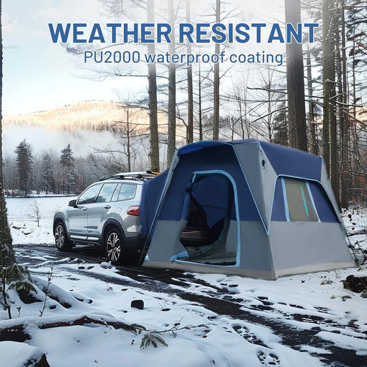 CampHaven Vista – SUV Tent with Screen Porch & Awning