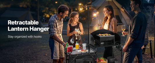 CampNest Pro™ — Outdoor Folding Kitchen Station