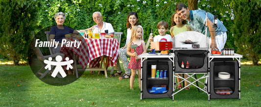 CampChef Pro – Foldable Outdoor Kitchen Station by VEVOR