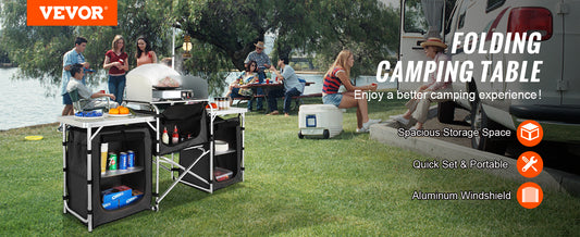 CampChef Pro – Foldable Outdoor Kitchen Station by VEVOR
